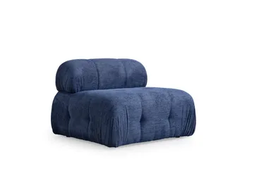 Belgin Sofa med Chaiselong 3-personers - Blå - Møbler - Sofaer - Modulsofaer - Komplet modulsofa