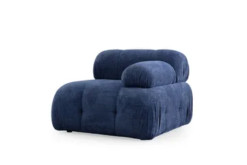 Belgin Sofa med Chaiselong 3-personers - Blå - Møbler - Sofaer - Modulsofaer - Komplet modulsofa