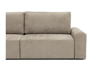 Bella Sovesofa 3-personers i Plys - Grå - Møbler - Sofaer - Sovesofaer