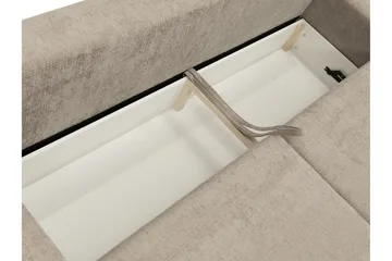 Bella Sovesofa 3-personers i Plys - Grå - Møbler - Sofaer - Sovesofaer