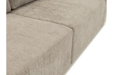 Bella Sovesofa 3-personers i Plys - Grå - Møbler - Sofaer - Sovesofaer