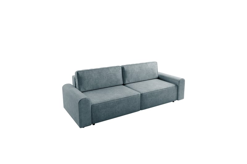 Bella Sovesofa 3-personers i Plys - Grå - Møbler - Sofaer - Sovesofaer