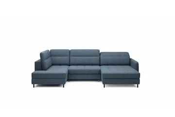 Berrto Sofa med Divan og Chaiselong 5-Pers.