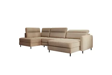 Berrto Sofa med Divan og Chaiselong 5-Pers.