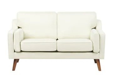 Bertha Sofa 2-personers - Hvid/Lyst træ - Møbler - Sofaer - 2 personers sofa