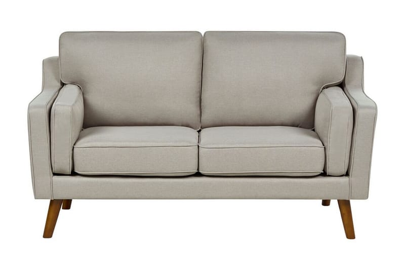 Bertha Sofa 2-personers - Beige/Mørkt træ - Møbler - Sofaer - 2 personers sofa