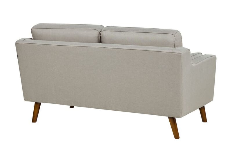 Bertha Sofa 2-personers - Beige/Mørkt træ - Møbler - Sofaer - 2 personers sofa
