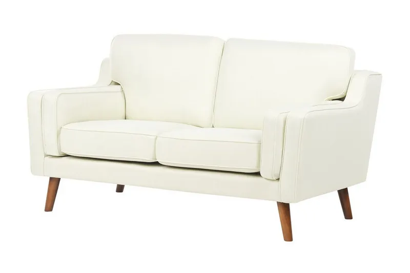 Bertha Sofa 2-personers - Hvid/Lyst træ - Møbler - Sofaer - 2 personers sofa