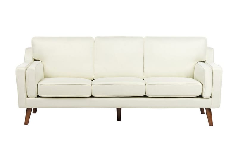 Bertha Sofa 3-personers - Hvid/Lyst træ - Møbler - Sofaer - 3 personers sofa