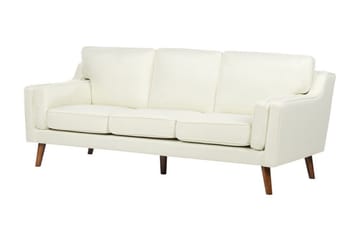 Bertha Sofa 3-personers - Hvid/Lyst træ - Møbler - Sofaer - 3 personers sofa