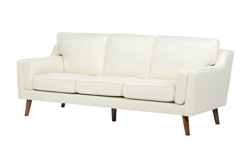 Bertha Sofa 3-personers - Hvid/Lyst træ - Møbler - Sofaer - 3 personers sofa