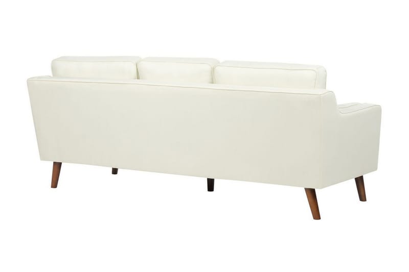 Bertha Sofa 3-personers - Hvid/Lyst træ - Møbler - Sofaer - 3 personers sofa
