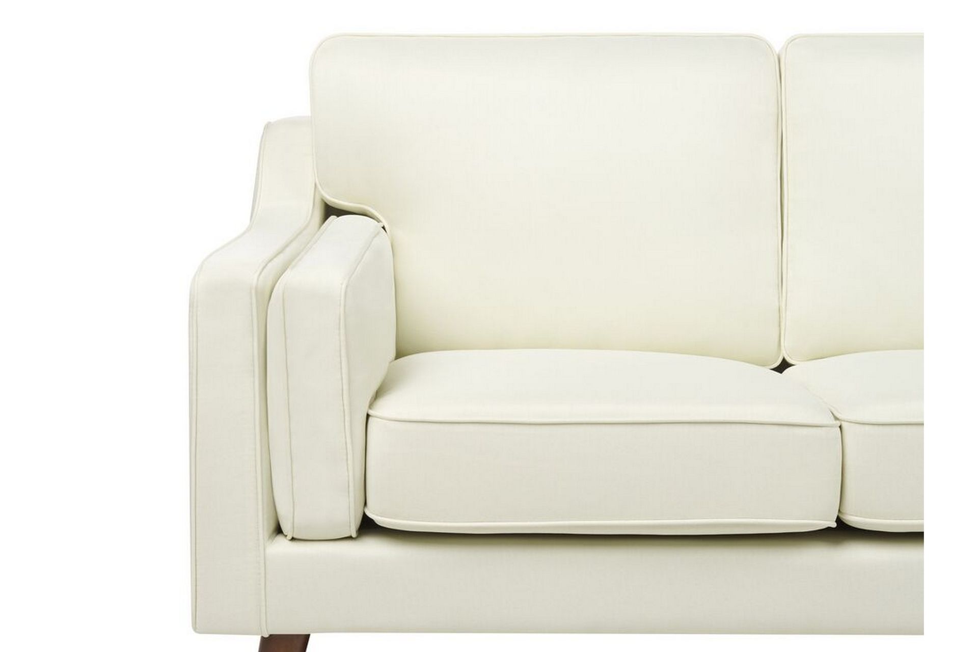 Bertha Sofa 3-personers - Hvid/Lyst træ - Møbler - Sofaer - 3 personers sofa