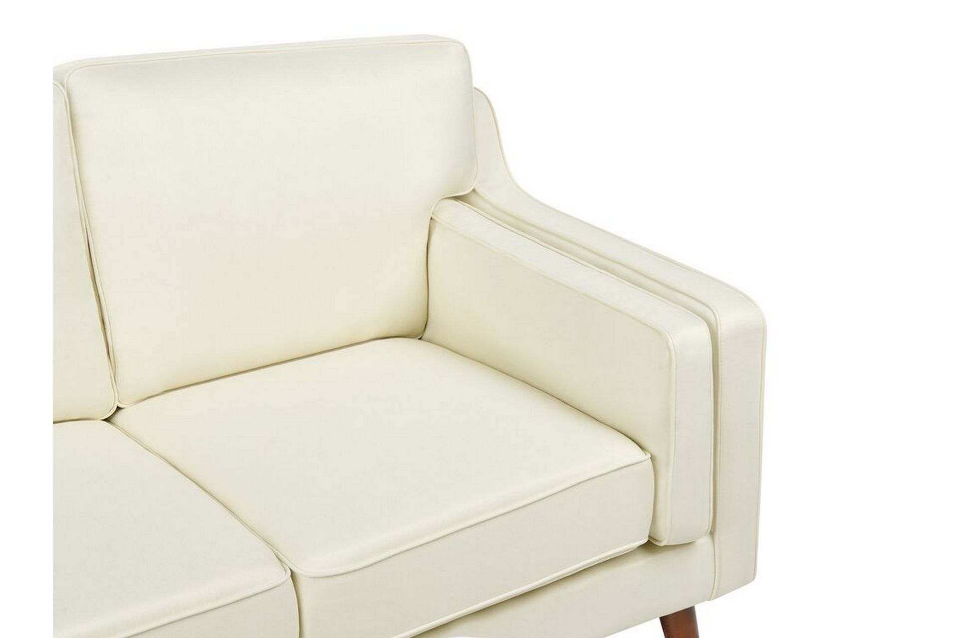 Bertha Sofa 3-personers - Hvid/Lyst træ - Møbler - Sofaer - 3 personers sofa