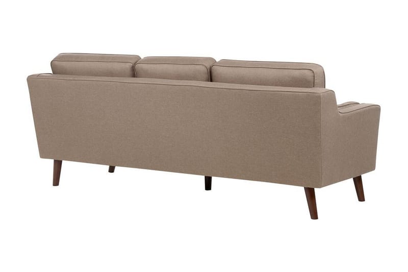 Bertha Sofa 3-personers - Brun/Lyst træ - Møbler - Sofaer - 3 personers sofa