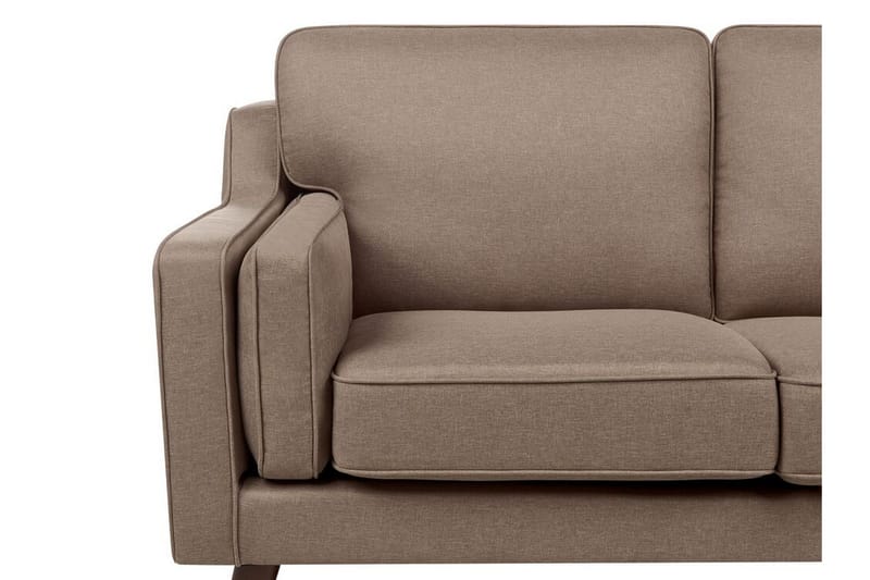 Bertha Sofa 3-personers - Brun/Lyst træ - Møbler - Sofaer - 3 personers sofa