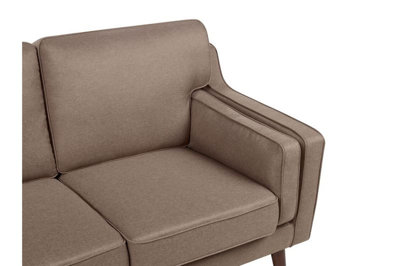 Bertha Sofa 3-personers - Brun/Lyst træ - Møbler - Sofaer - 3 personers sofa