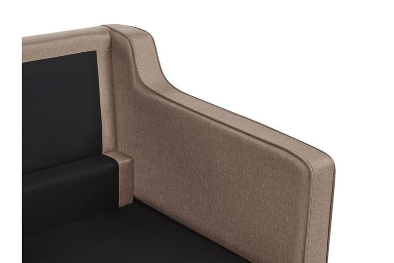 Bertha Sofa 3-personers - Brun/Lyst træ - Møbler - Sofaer - 3 personers sofa