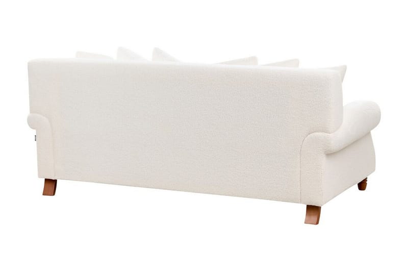 Bijan Sofa 2-personers - Hvid/Mørkt træ - Møbler - Sofaer - 2 personers sofa