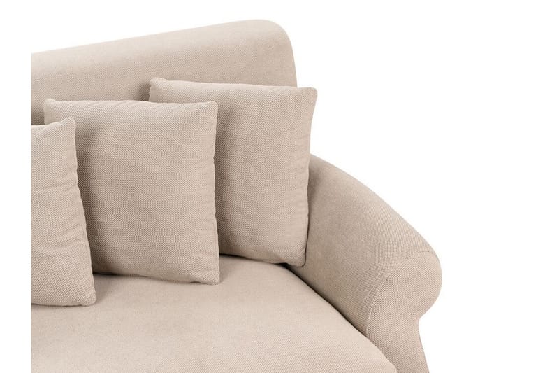 Bijan Sofa 2-personers - Beige/Mørkt træ - Møbler - Sofaer - 2 personers sofa