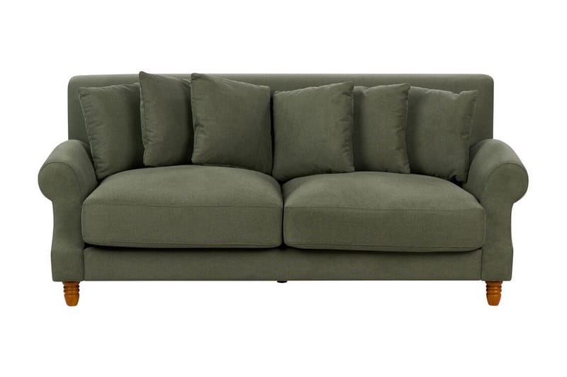 Bijan Sofa 2-personers, Grøn/Mørkt træ