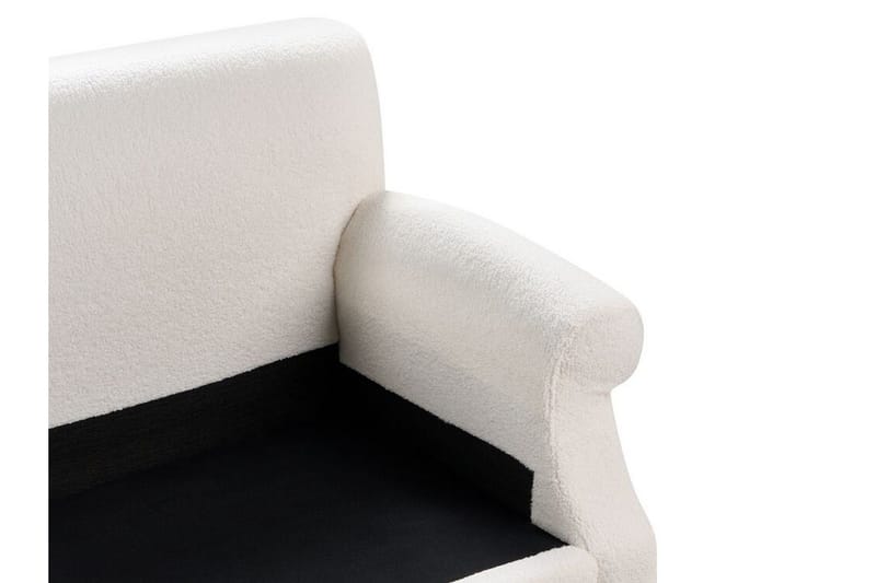 Bijan Sofa 2-personers - Hvid/Mørkt træ - Møbler - Sofaer - 2 personers sofa