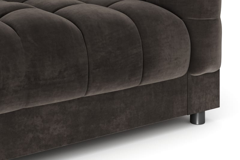 Billsta 3-personers Sofa - Mørkegrå - Møbler - Sofaer - Velour sofaer
