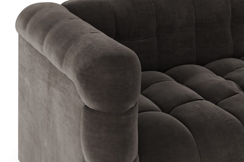 Billsta 3-personers Sofa - Mørkegrå - Møbler - Sofaer - Velour sofaer