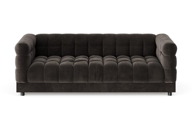 Billsta 3-personers Sofa - Mørkegrå - Møbler - Sofaer - Velour sofaer