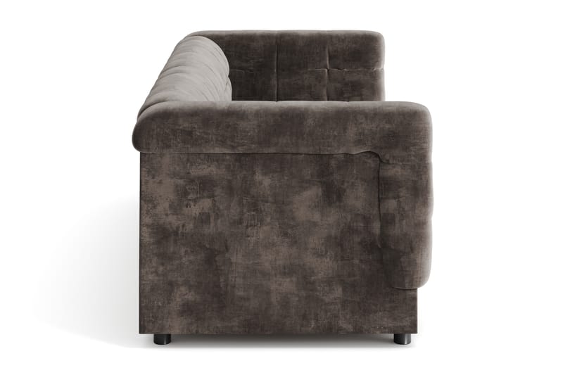 Billsta 3-personers Sofa - Mørkegrå - Møbler - Sofaer - Velour sofaer