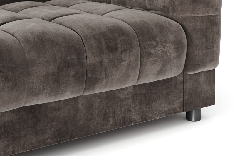 Billsta 3-personers Sofa - Mørkegrå - Møbler - Sofaer - Velour sofaer