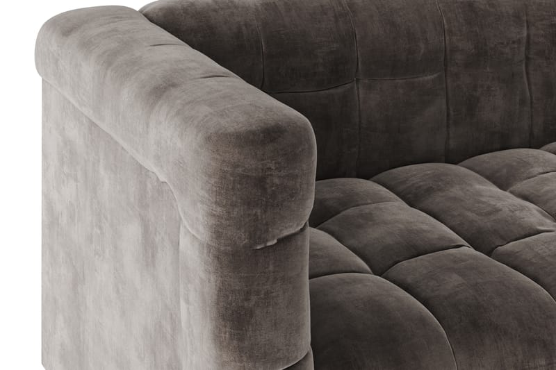 Billsta 3-personers Sofa - Mørkegrå - Møbler - Sofaer - Velour sofaer