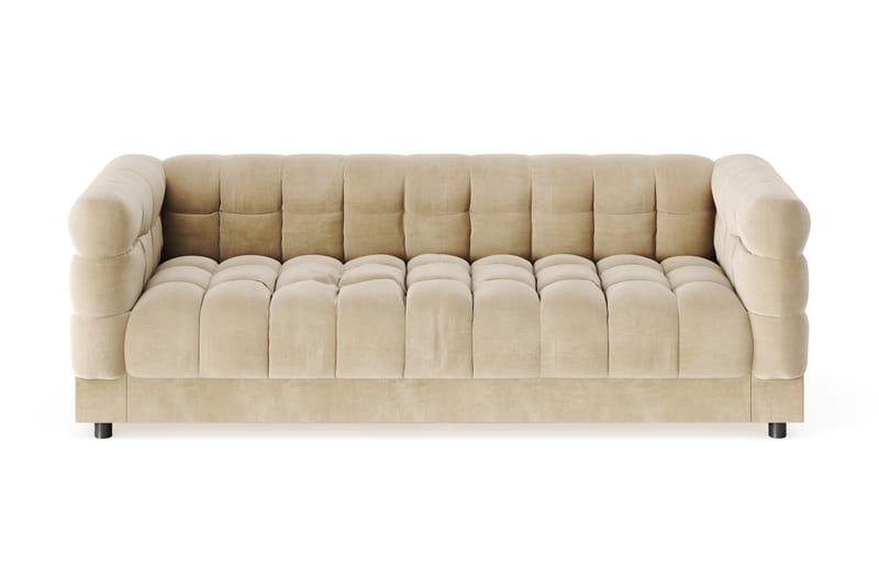 Billsta 3-personers Sofa - Beige - Møbler - Sofaer - Velour sofaer