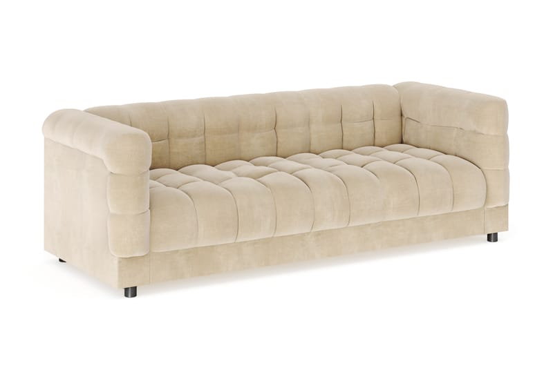 Billsta 3-personers Sofa - Beige - Møbler - Sofaer - Velour sofaer