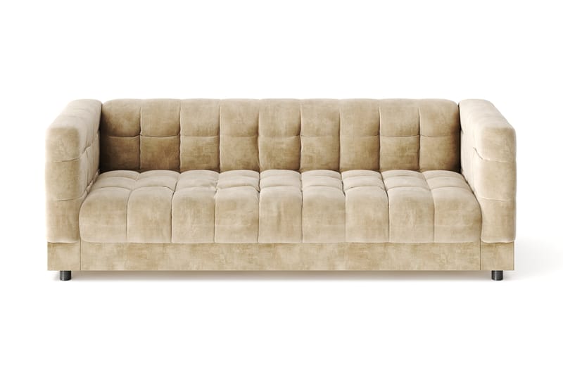 Billsta 3-personers Sofa - Beige - Møbler - Sofaer - Velour sofaer