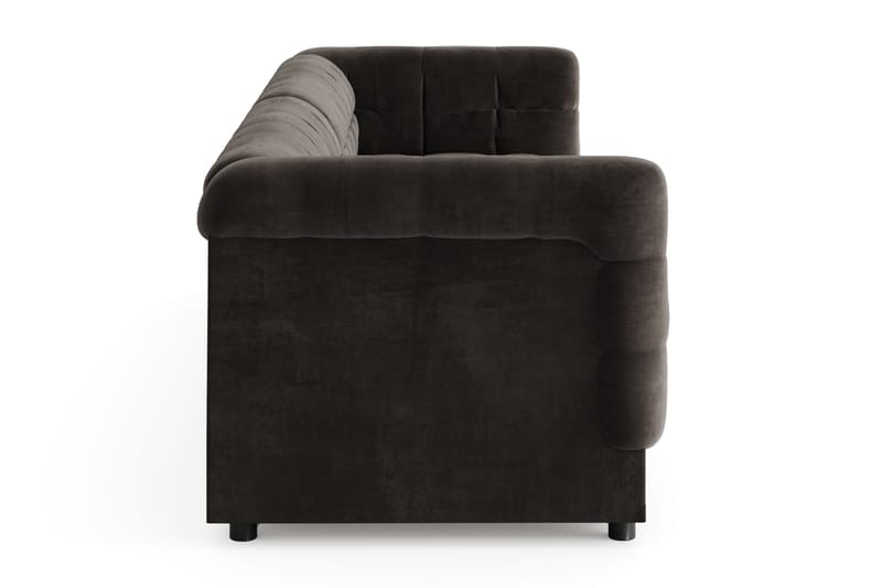 Billsta 4-personers Sofa - Mørkegrå - Møbler - Sofaer - Velour sofaer