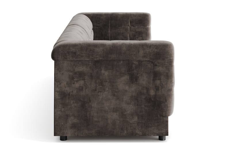 Billsta 4-personers Sofa - Mørkegrå - Møbler - Sofaer - Velour sofaer