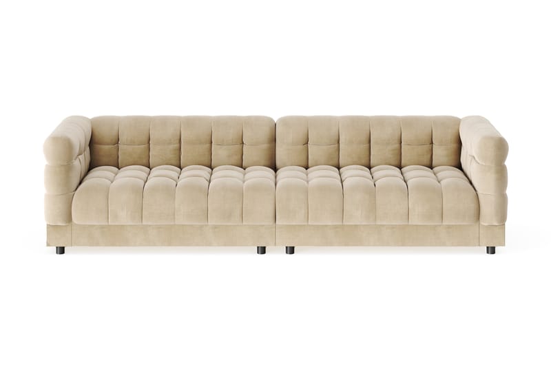 Billsta 4-personers Sofa - Beige - Møbler - Sofaer - Velour sofaer