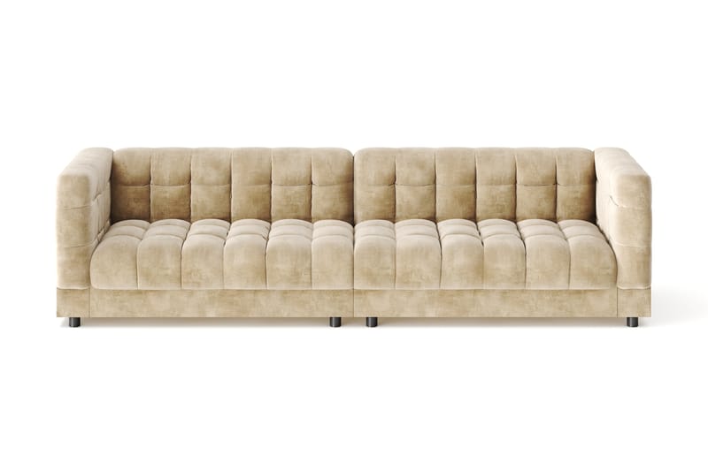 Billsta 4-personers Sofa - Beige - Møbler - Sofaer - Velour sofaer