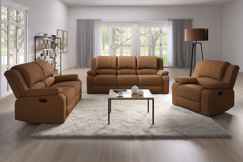 Norbo Reclinersofa 2-Pers. - Brun - Møbler - Sofaer - Recliner sofaer - 2 personers biografsofa & reclinersofa