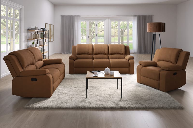 Norbo Reclinersofa 2-Pers. - Brun - 2 personers biografsofa & reclinersofa - Recliner sofaer