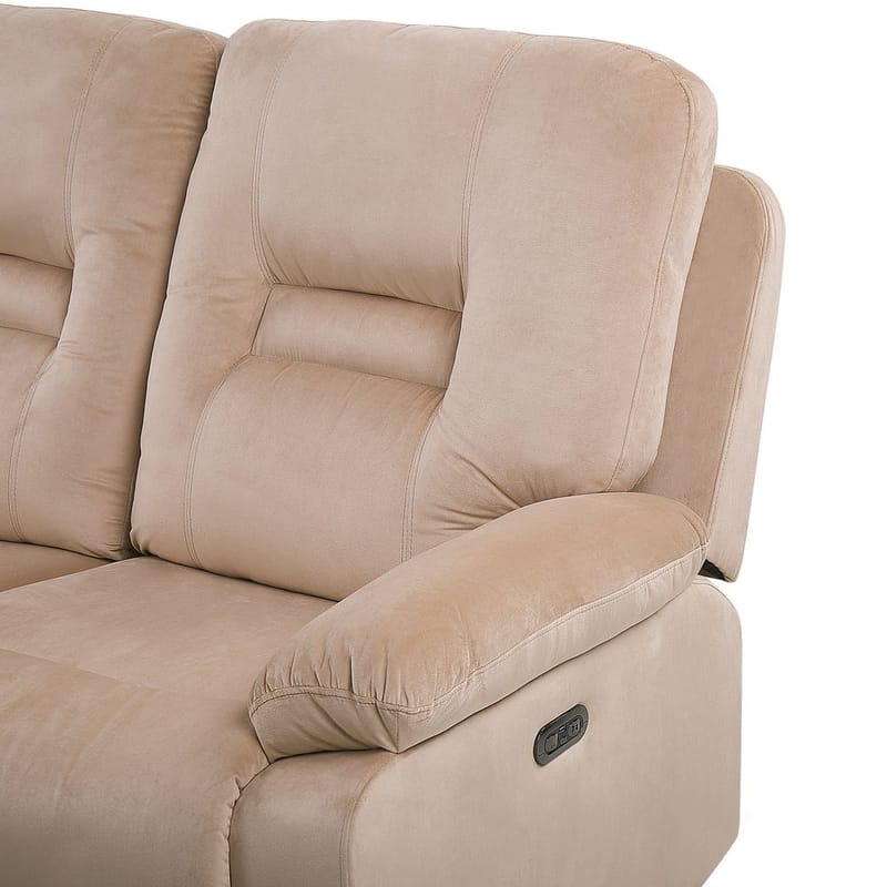 2-personers sofa Rovik - Beige - Møbler - Sofaer - Recliner sofaer - 2 personers biografsofa & reclinersofa