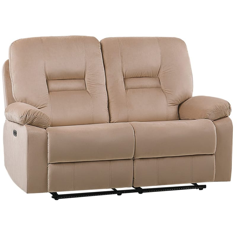 2-personers sofa Bergen - Beige - Møbler - Sofaer - Recliner sofaer - 2 personers biografsofa & reclinersofa