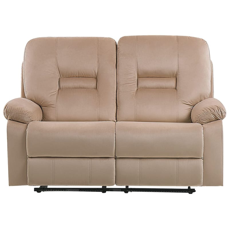 2-personers sofa Bergen - Beige - Møbler - Sofaer - Recliner sofaer - 2 personers biografsofa & reclinersofa