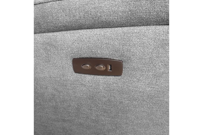 Mimi Reclinersofa 3-personer Lysegrå - Møbler - Sofaer - Recliner sofaer - 3 personers biograsofa & reclinersofa