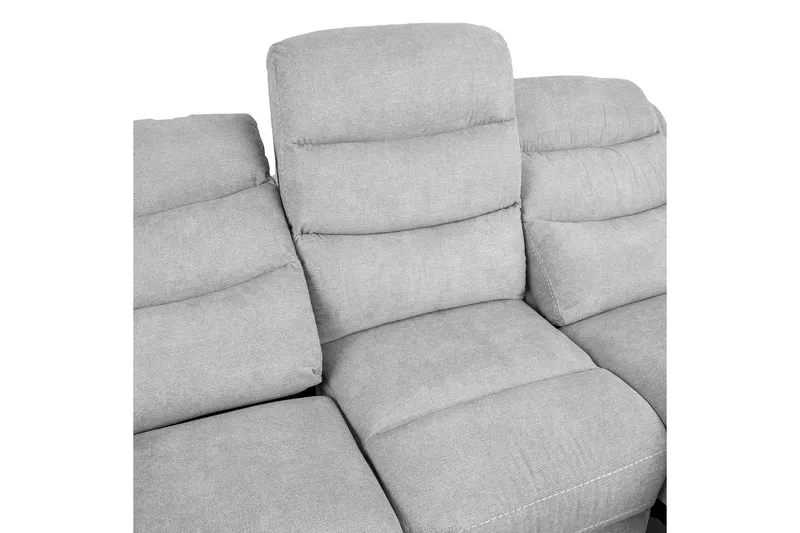 Mimi Reclinersofa 3-personer Lysegrå - Møbler - Sofaer - Recliner sofaer - 3 personers biograsofa & reclinersofa