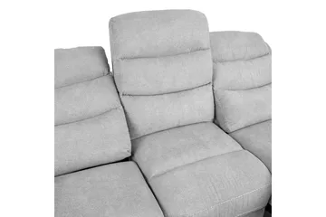 Mimi Reclinersofa 3-personer Lysegrå - Møbler - Sofaer - Recliner sofaer - 3 personers biograsofa & reclinersofa