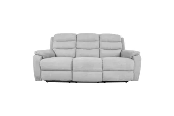 Mimi Reclinersofa 3-personer Lysegrå - Møbler - Sofaer - Recliner sofaer - 3 personers biograsofa & reclinersofa