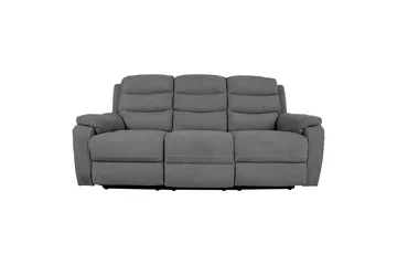 Mimi Reclinersoffa 3-sits Grå Grey - Møbler - Sofaer - Recliner sofaer - 3 personers biograsofa & reclinersofa