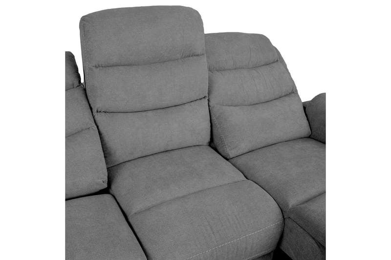 Mimi Reclinersoffa 3-sits Grå NO_BRAND Grey - Møbler - Sofaer - Recliner sofaer - 3 personers biograsofa & reclinersofa